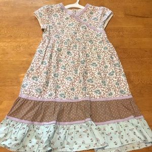 Girls floral patchwork dress